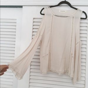 Cream Linen Blouse